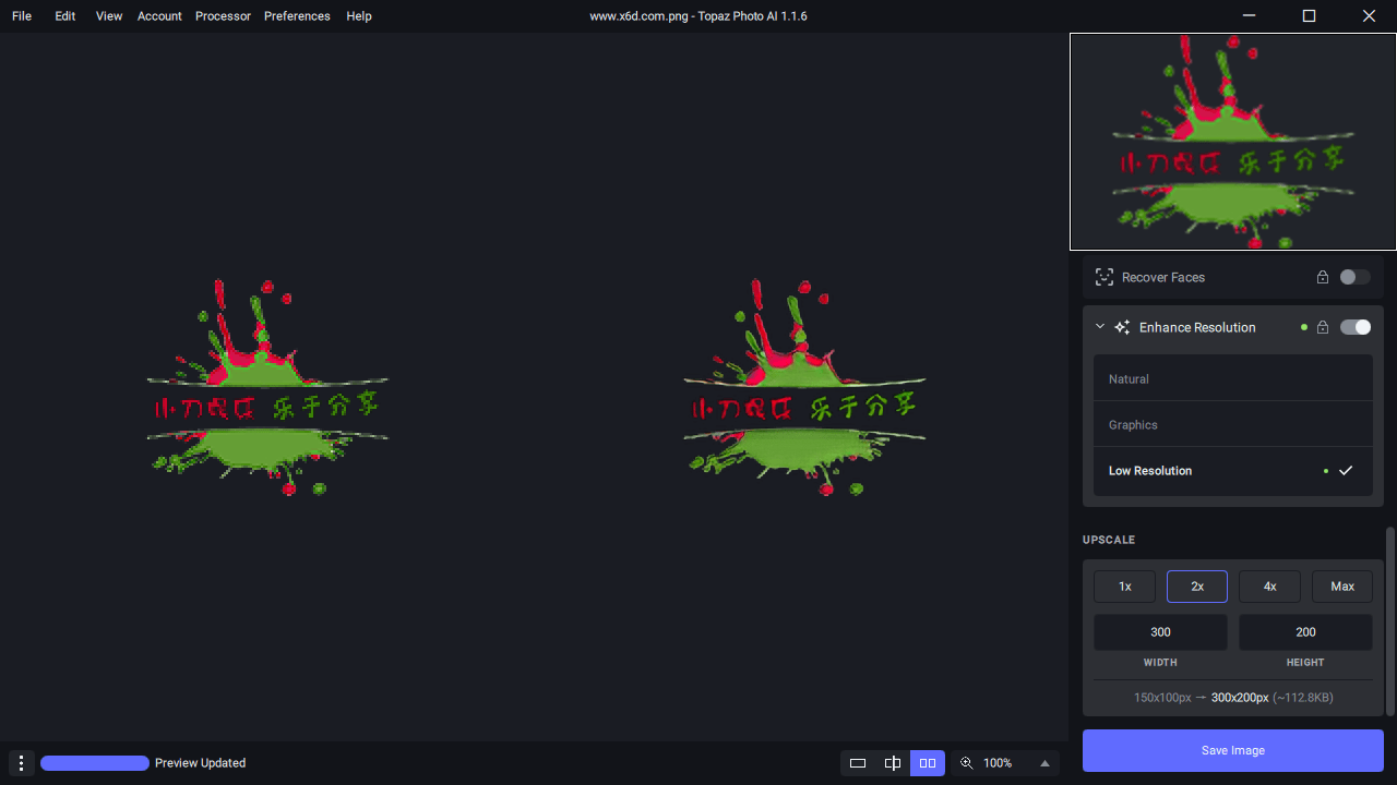 Topaz Photo AI v3.4.1便携版-一个圈出海华人社 - Plus 智慧网络