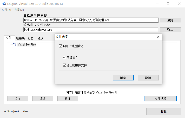 Enigma Virtual Box v11.00汉化版-一个圈出海华人社 - Plus 智慧网络